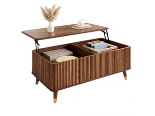 Table basse  coloris marron <strong></strong> <strong></strong> - 52 cmx97 cm