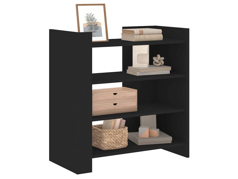  Buffet - bahut - meuble de rangement noir 73,5x35x75 cm bois d'ingénierie  - Conforama C