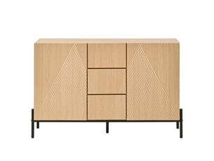 Buffet 2 porte(s) 3 tiroir(s) LPOSPI - 115.5 cm coloris naturel