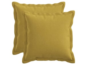Lot de 2 coussins, coussins décoratifs houten vert clair lin synthétique cf56518