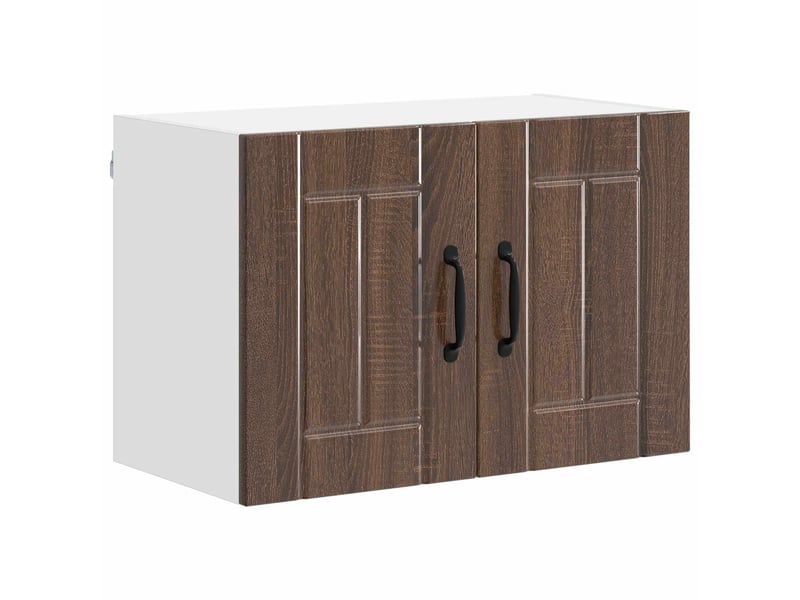 Meuble mural de cuisine | armoire de cuisine 2 pcs chêne brun bois d'ingénierie shl4439 - Conforama E
