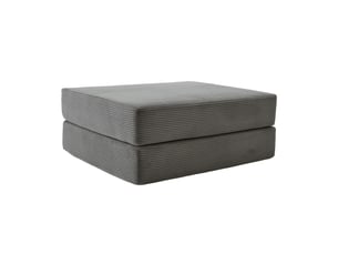 Pouf / repose pied <strong>BLOSSOM</strong> <strong>HFSN-1281DG</strong> gris