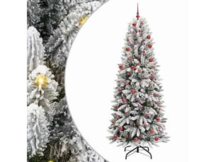 Sapin de noël - arbre de noël artificiel blanc 210 cm