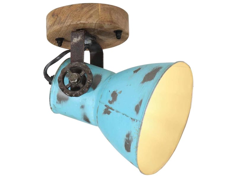  Lampe murale, applique murale 25 w bleu délavé 11,5x11,5x25 cm e27  - Conforama B