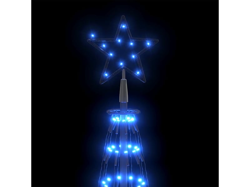  Sapin de noël - arbre de noël cône 752 led bleues décoration 160x500 cm  - Conforama D