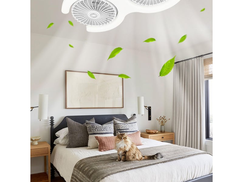  Double tête plafond – led – avec socle  - Conforama D