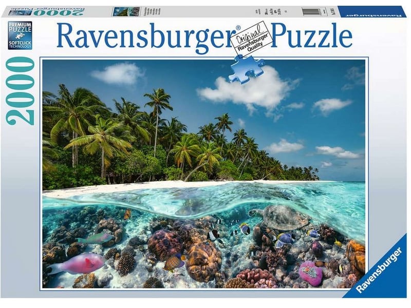  Puzzle adultes une plongee aux maldives - 2000 pcs 17441 - Conforama A