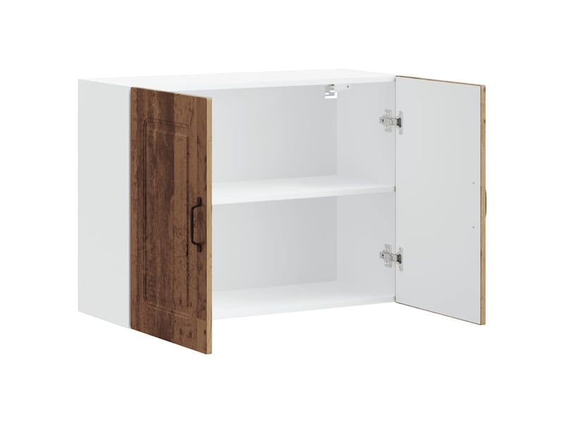 Meuble de rangement, armoire murale de cuisine kalmar vieux bois bois d'ingénierie shl6862 - Conforama E