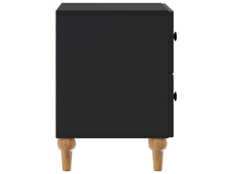  Table de chevet noir 43 x 34,5 x 48 cm bois d'ingénierie  - Conforama E