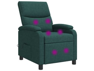Fauteuil relax manuel VIDAXL  Tissu vert