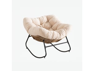 Fauteuil fixe  <strong>ROLIPO</strong> Tissu beige