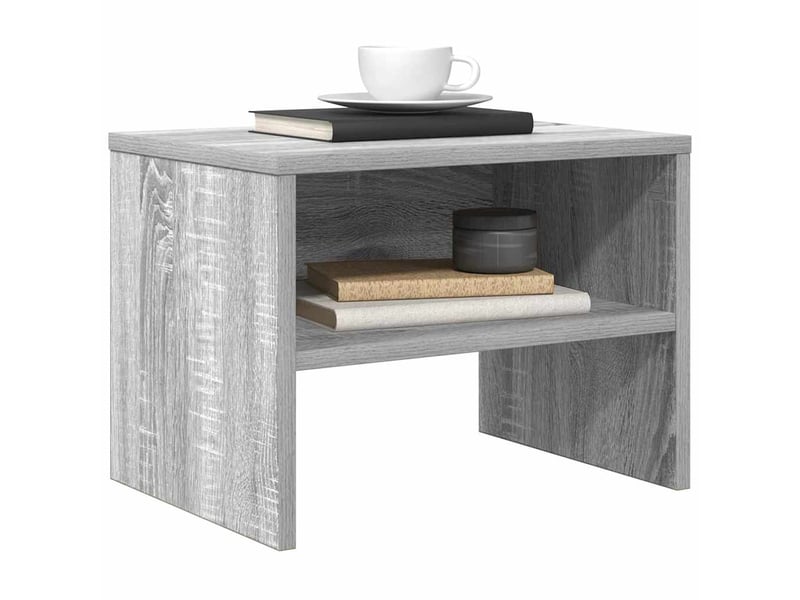  Table de chevet - cabinet de chevet - table de nuit sonoma gris 40x30x30 cm bois d'ingénierie  - Conforama C