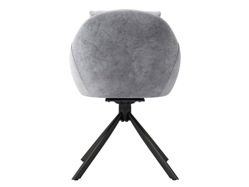  Chaise de salle à manger pivotante en velours, style moderne, ergonomique et confortable  - Conforama E