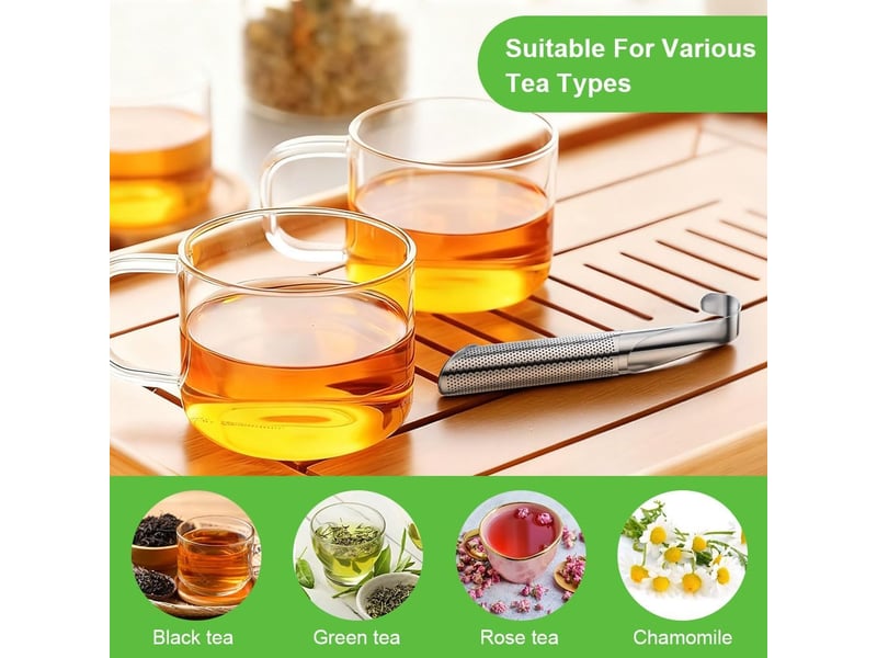  2pcs infuseurs acier inoxydable tube en acier inoxydable passoire à épices herbes filtre de thé et couvercle universel, filtre à thé pour théière, mug CSLZF-KAI0012419LZF - Conforama C