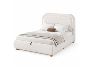 Lit coffre 160x200 cm VIVRYN coloris blanc