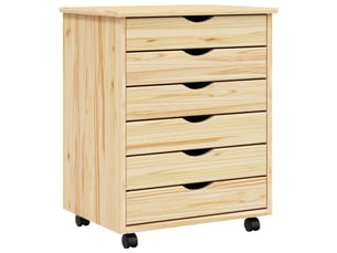 Caisson roulant de bureau avec tiroirs moss 53 x 39 x 65,5 cm