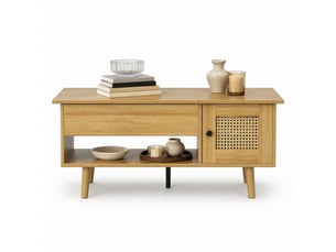 Table basse coloris naturel WISHDOR