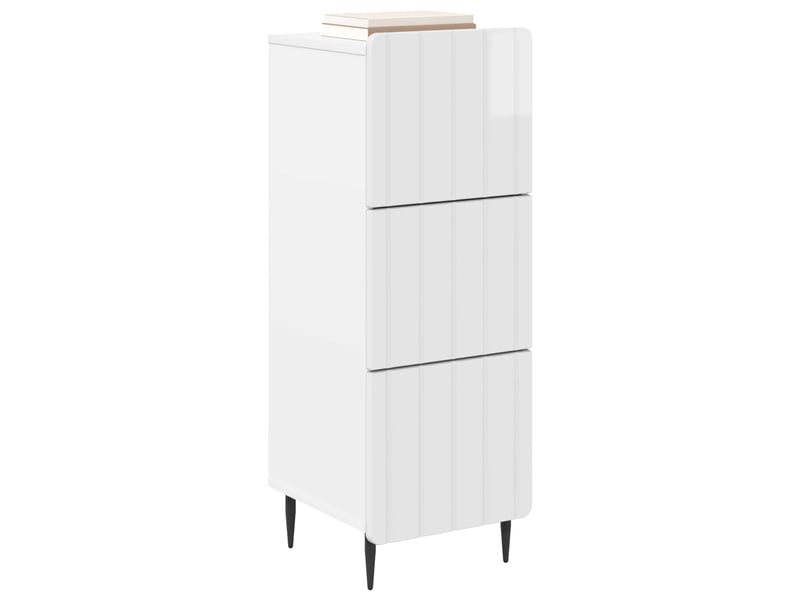 Armoire de rangement bureau, armoire à tiroirs 33 x 34.5 x 92 cm bois d'ingénierie shl9420 - Conforama C