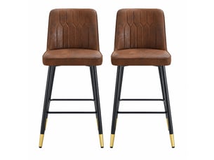 tabouret de bar  OKWISH  - bicolore hauteur d'assise 68.5 cm vendu Par paire