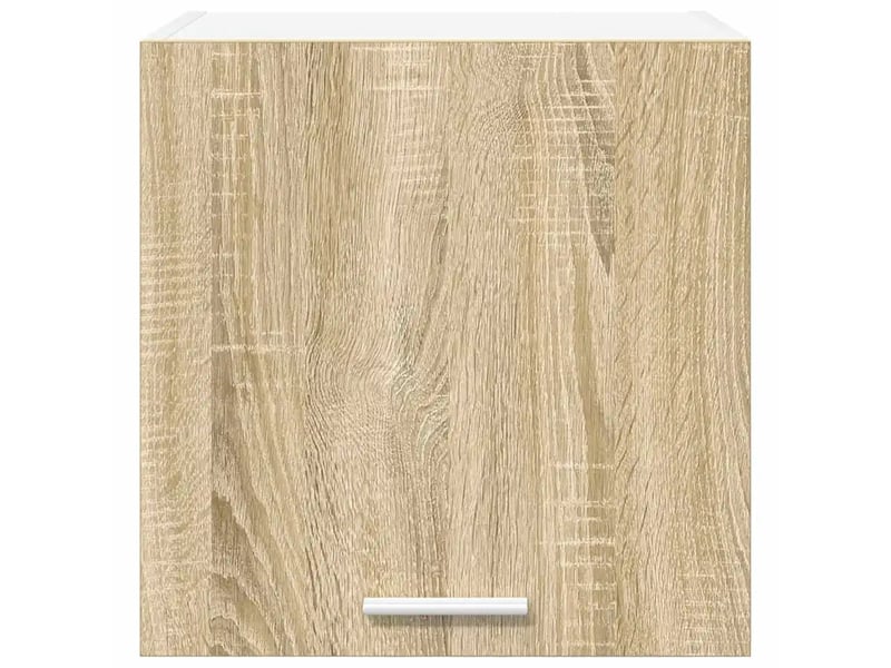  Lot de 2 armoires suspendues modernes avec porte 40 x 31 x 40 cm grand espace de rangement en bois d'ingénierie blanc 02_0053182  - Conforama C