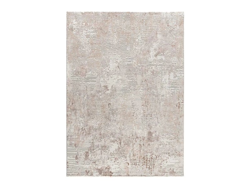 Tapis abstrait avec relief intérieur beige, 192 x 290 cm 51378 - Conforama A
