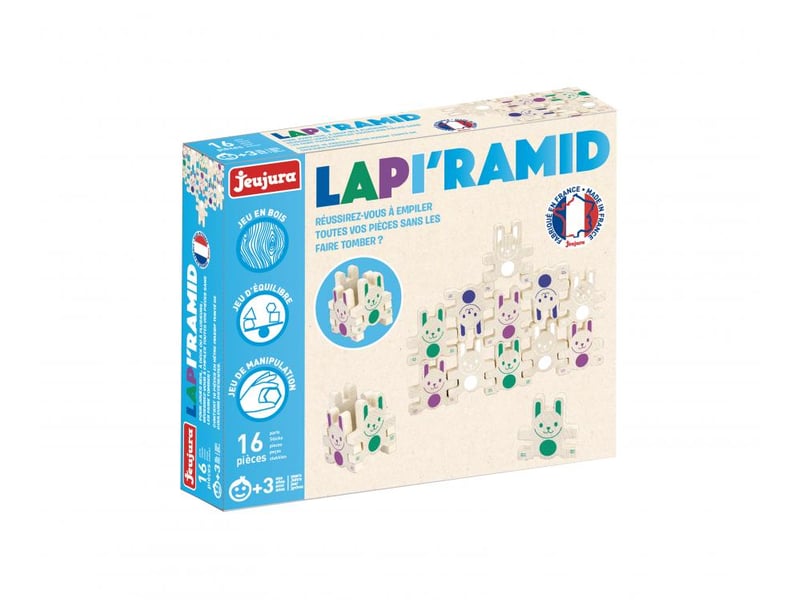  Jeu d empilement lapi ramid en bois 8466 - Conforama A