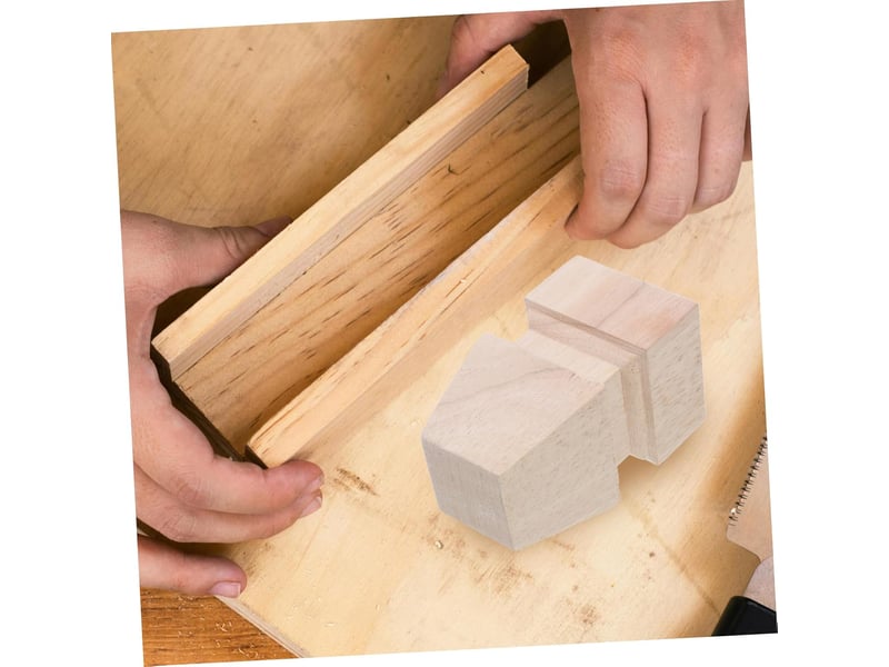  4pièces canapé bois de meubles de table bois pour remplacement et support de mobilier  - Conforama D