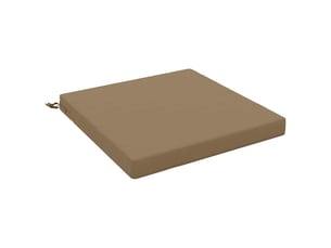 Coussin de siège, coussin d'assise 1 pièce soest 100 % polyester taupe cf55712
