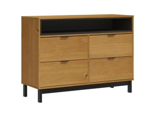 Commode 1 tiroir(s)    <strong></strong> <strong></strong> coloris marron largeur 110 cm