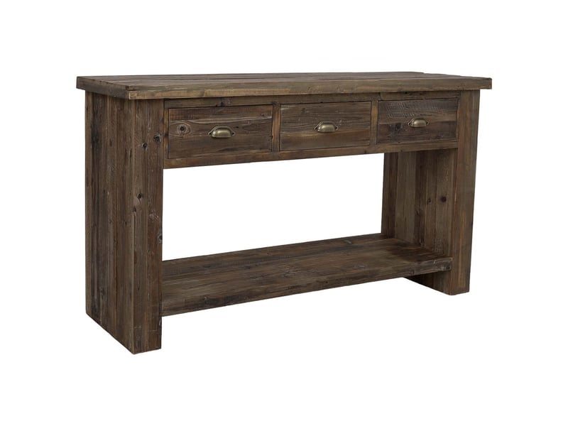  Console d'entrée en bois marron 150x40x80 cm h  - Conforama A