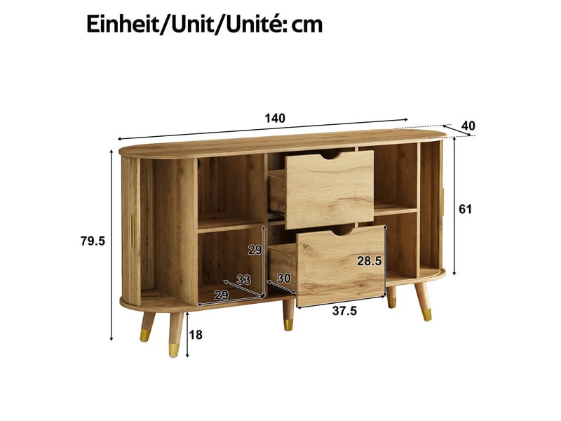  Lit mezzanine avec étagère 90 x 200 cm, cadre en bois massif de pin avec sommier à lattes, lit pour enfants et adolescents, gris  - Conforama C