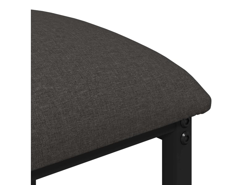  Lot de 2 tabouret de bar, chaise de bar gris foncé 40x32x74 cm shl1674  - Conforama D