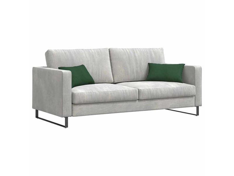  Lot de 2 coussins de canapé, coussins décoratifs vert foncé 50 x 30 cm cf59186  - Conforama C