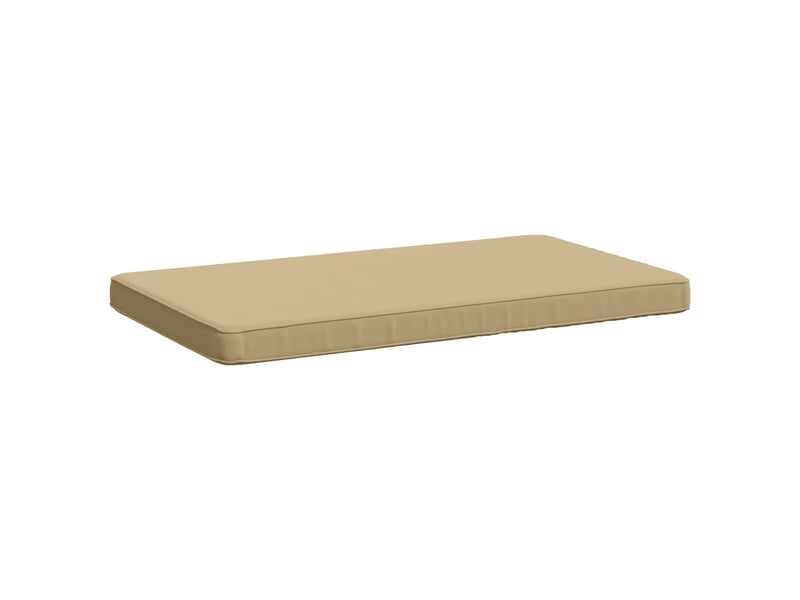  Lot de 2 coussins de banc, coussins d'assise vught 100 % polyester beige cf57801  - Conforama D