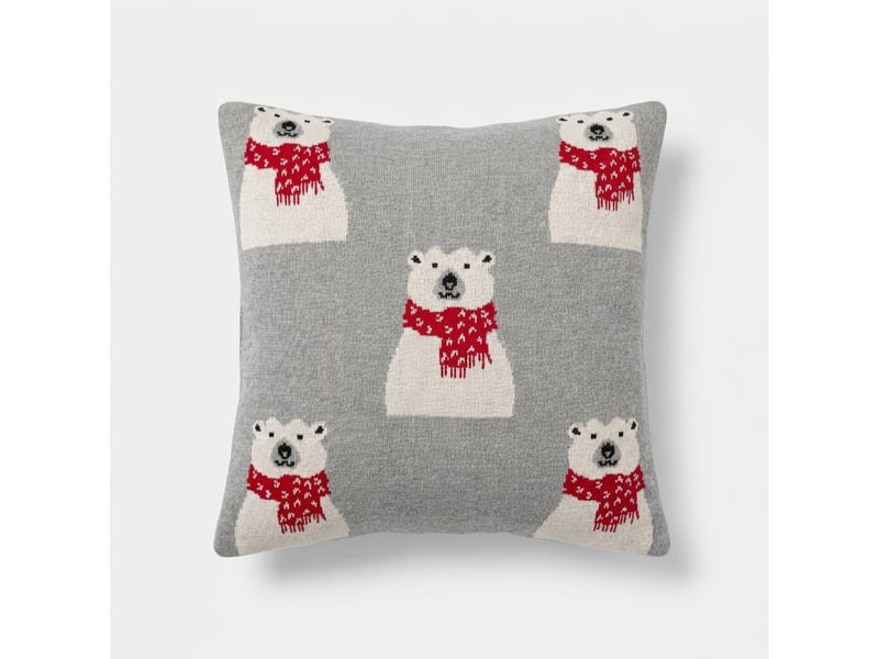 Lot de 4 coussins 45x45 cm en coton déhoussables editha  - Conforama C