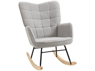Fauteuil fixe <strong></strong> Coton / Polyester gris