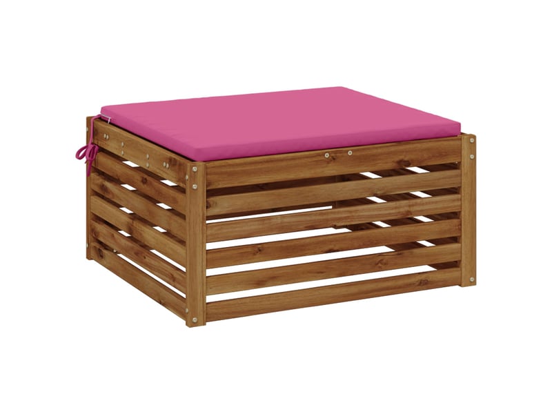 Coussin de siège, coussin d'assise 1 pièce soest 100 % polyester rose cf55669 - Conforama C