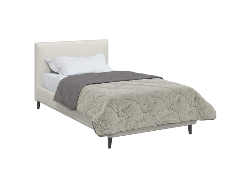  Duvet d'hiver - couette 155 x 220 cm hiver - couette gris clair respirant  - Conforama C
