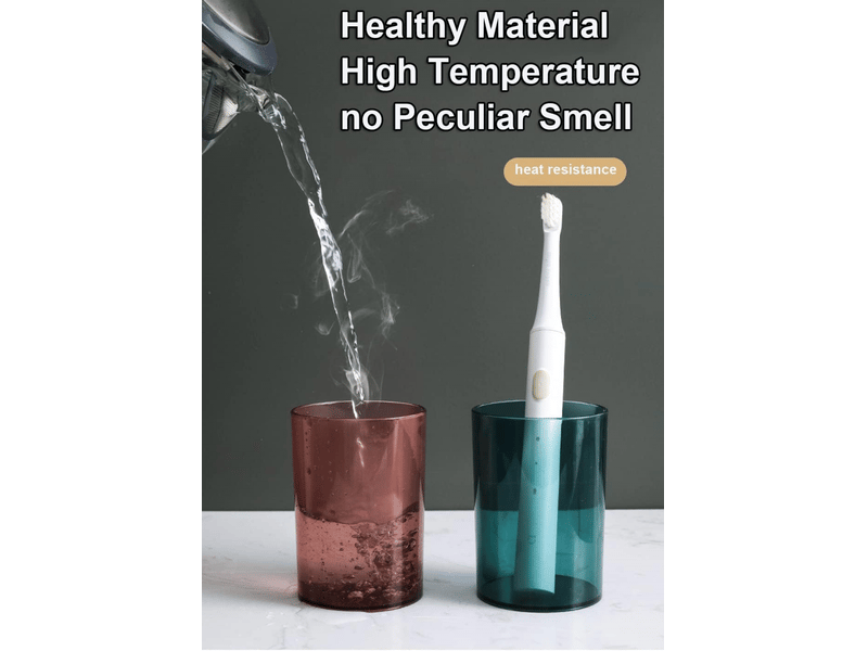  Porte-brosse à dents sans perforation, organisateur de salle de bain multifonctionnel avec fentes pour tasse et tête de brosse à dents.  - Conforama C