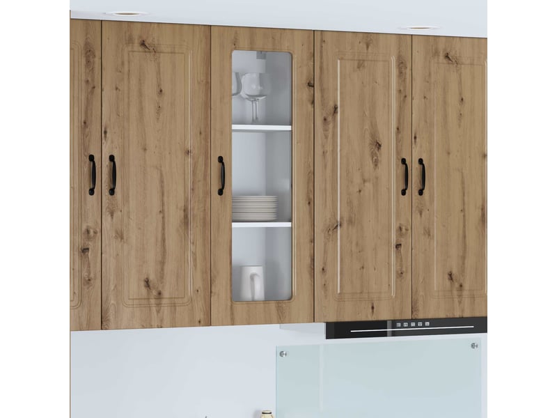  Meuble mural de cuisine | armoire de cuisine chêne artisanal shl6356  - Conforama B