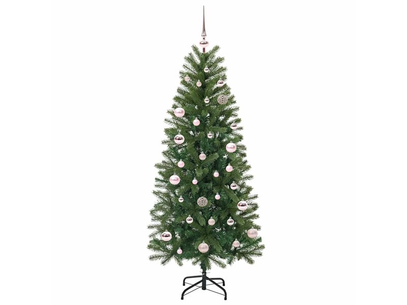 Sapin de noël artificiel, arbre de noël vert 150 cm pe et pvc shl2942 - Conforama C
