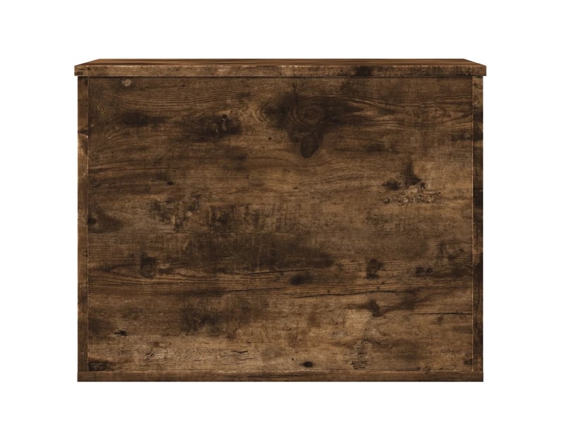 Boîte de rangement, coffre de rangement chêne fumé 60x42x46 cm bois d'ingénierie  - Conforama D