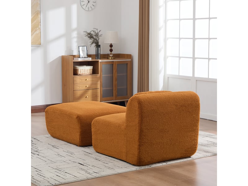 Canapé modulable – canapé de salon, mousse haute résilience 30d, base antidérapante, format compressé, facile à déplacer - Conforama D