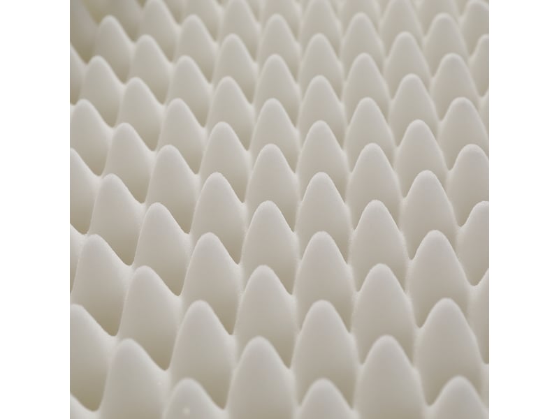  Matelas 140x100200x10cm, dureté h3, oeko-tex, mousse, housse amovible et lavable, blanc  - Conforama E