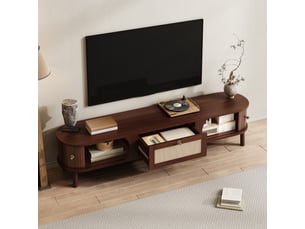 Meuble tv coloris bicolore 170 cm MEUBLIV