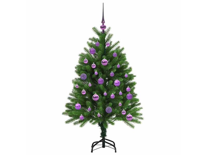 Sapin de noël, arbre de noël avec 150 led avec support vert 120 cm pe shl9487 - Conforama D
