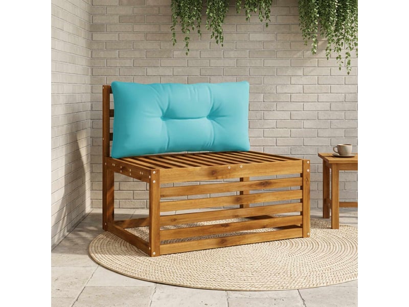 Coussin de dos, coussin de dossier putten 100 % polyester turquoise 80 x 40 x 10 cm cf54945 - Conforama B