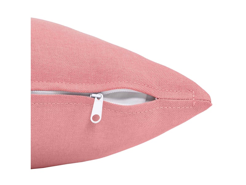 Lot de 12 coussins avec oreiller, coussins décoratifs heerlen rose tissu cf50104 - Conforama D