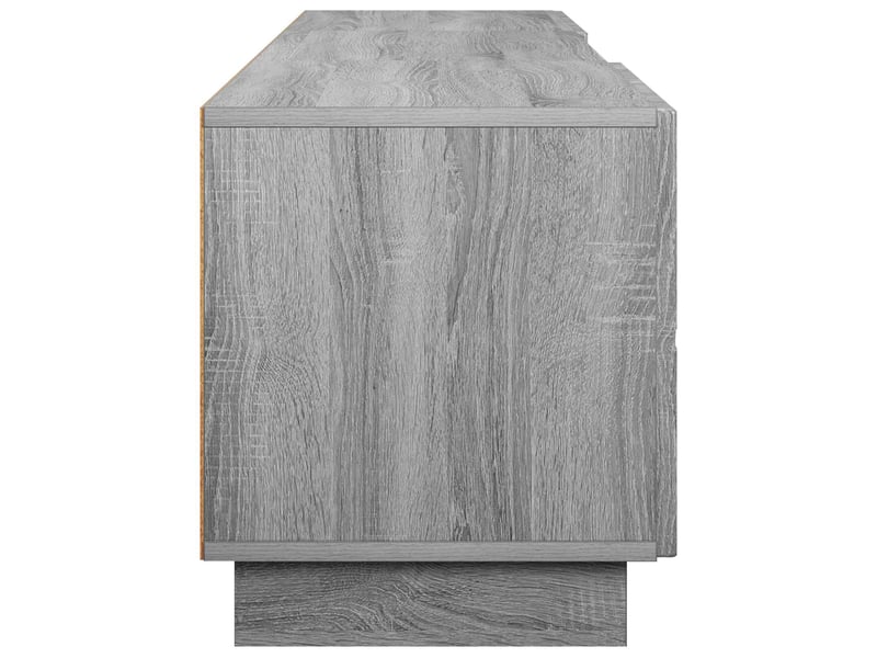  Meuble tv, banc tv 180x34,5x40 cm sonoma gris bois d'ingénierie shl45192  - Conforama E