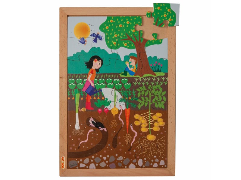  Educo dessus et dessous - dans le jardin  28 pièces de puzzle 8719924041311 - Conforama B